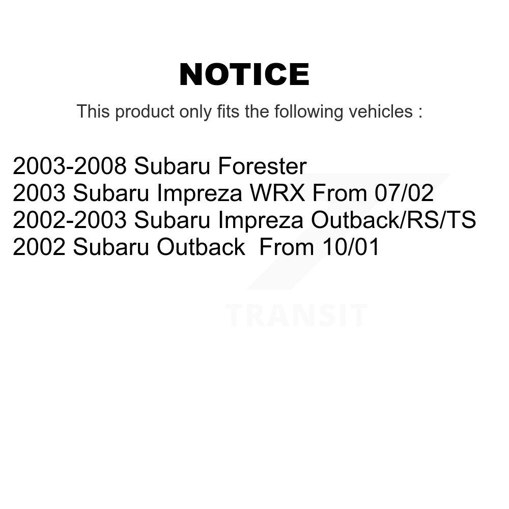 Front Rear Ceramic Brake Pads Drum Shoes Kit For Subaru Forester Impreza Outback