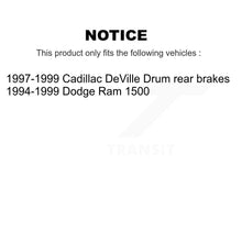 Charger l'image dans la galerie, Front Rear Ceramic Brake Pads Drum Shoes Kit For Dodge Ram 1500 Cadillac DeVille