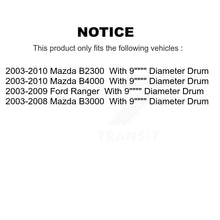 Charger l'image dans la galerie, Front Rear Ceramic Brake Pads &amp; Drum Shoes Kit For Ford Ranger Mazda B2300 B3000