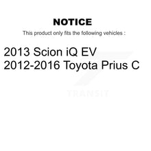 Charger l'image dans la galerie, Front Rear Ceramic Brake Pads And Drum Shoes Kit For Toyota Prius C Scion iQ