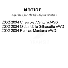 Charger l'image dans la galerie, Front Rear Ceramic Brake Pads &amp; Drum Shoes Kit For Chevrolet Venture Pontiac AWD