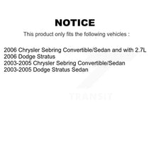 Charger l'image dans la galerie, Front Rear Ceramic Brake Pads &amp; Drum Shoe Kit For Chrysler Sebring Dodge Stratus