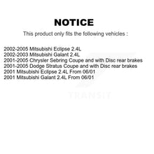Charger l'image dans la galerie, Front Rear Ceramic Brake Pads And Drum Shoes Kit For Chrysler Sebring Mitsubishi