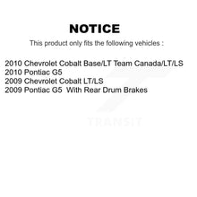 Charger l'image dans la galerie, Front Rear Ceramic Brake Pads And Drum Shoes Kit For Chevrolet Cobalt Pontiac G5