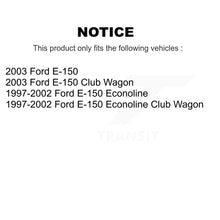 Charger l'image dans la galerie, Front Rear Ceramic Brake Pads Drum Shoes Kit For Ford E-150 Econoline Club Wagon