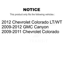 Charger l'image dans la galerie, Front Rear Ceramic Brake Pads &amp; Drum Shoes Kit For Chevrolet Colorado GMC Canyon