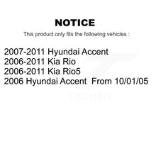 Load image into Gallery viewer, Front Rear Ceramic Brake Pads And Drum Shoes Kit For Hyundai Accent Kia Rio Rio5