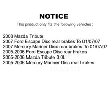 Load image into Gallery viewer, Front Rear Ceramic Brake Pads And Drum Shoes Kit For Ford Escape Mazda Tribute