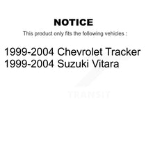 Charger l'image dans la galerie, Front Rear Ceramic Brake Pads Drum Shoes Kit For Chevrolet Tracker Suzuki Vitara
