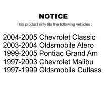 Load image into Gallery viewer, Front Rear Ceramic Brake Pads Drum Shoe Kit For Chevrolet Pontiac Grand Am Alero