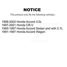 Charger l'image dans la galerie, Front Rear Ceramic Brake Pads And Drum Shoes Kit For Honda Accord CR-V