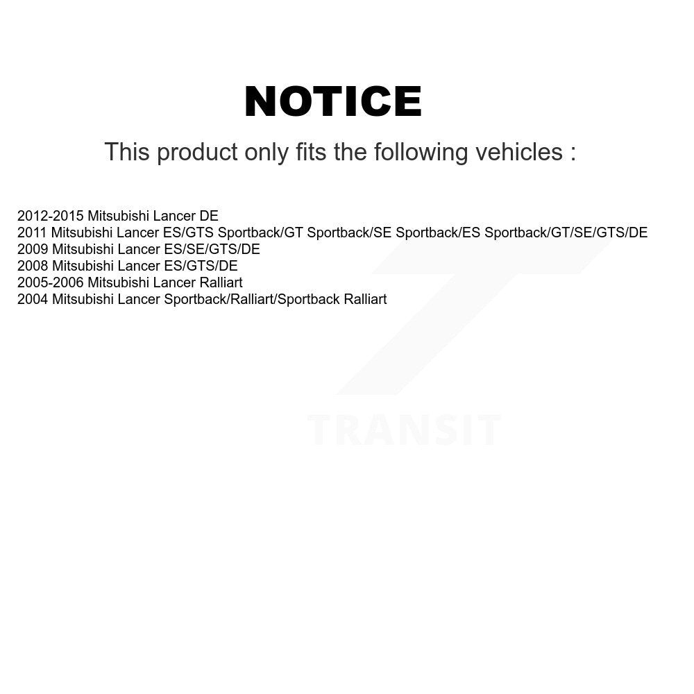 Front Rear Ceramic Brake Pads And Drum Shoes Kit For Mitsubishi Lancer