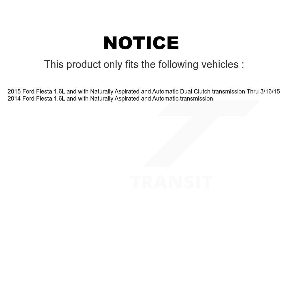 Front CV Axle Drive Shaft Kit For 2014 Ford Fiesta OEM# D1BZ3B437A ; D1BZ3B437B