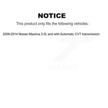 Charger l'image dans la galerie, Front CV Axle Shaft Kit For Nissan Maxima 3.5L with Automatic CVT transmission