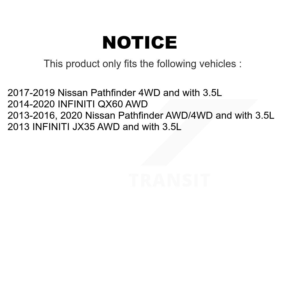Rear CV Axle Drive Shaft Assembly Kit For Nissan Pathfinder INFINITI QX60 JX35