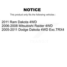 Charger l'image dans la galerie, Front Left CV Axle Shaft &amp; Intermediate Kit For Dakota Dodge Ram Mitsubishi Raider KCV-100190