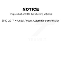Charger l'image dans la galerie, Front CV Axle Drive Shaft Kit For 2012-2017 Hyundai Accent Automatic transmission KCV-100205
