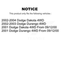 Charger l'image dans la galerie, Front CV Axle Drive Shaft Assembly &amp; Intermediate Kit For Dodge Dakota Durango 4WD KCV-100379