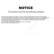 Load image into Gallery viewer, Front Rear CV Axle Drive Shaft Complete Assembly Kit For Subaru Forester Impreza WRX KCV-100423