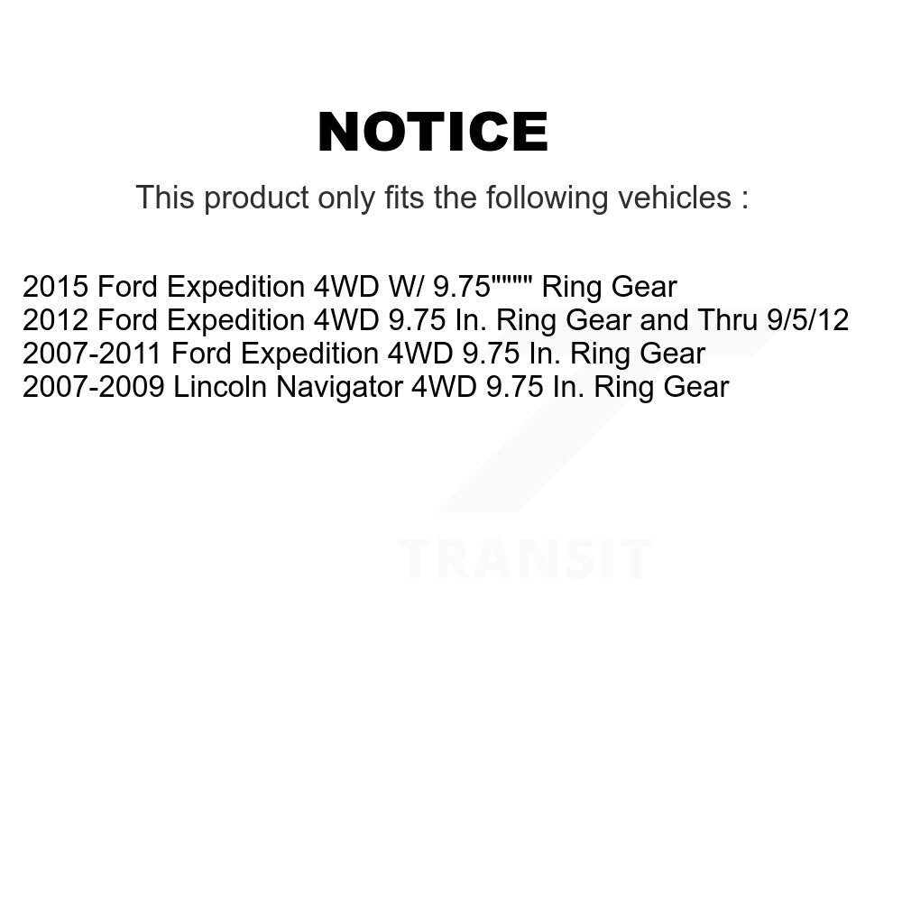 Front Rear CV Axle Drive Shaft Assembly Kit For Ford Expedition Lincoln Navigator 4WD KCV-100430