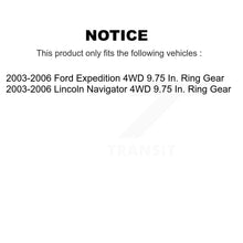 Charger l'image dans la galerie, Front Rear CV Axle Shaft Kit For Ford Expedition Lincoln Navigator 9.75 In. Ring Gear 4WD KCV-100432