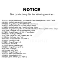 Charger l'image dans la galerie, Front Rear Ceramic Brake Pads Kit For Dodge Charger Chrysler 300 Challenger Jeep