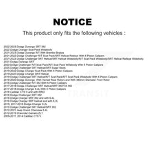 Charger l'image dans la galerie, Front Rear Ceramic Brake Pad Kit For Jeep Grand Cherokee Dodge Charger Chevrolet