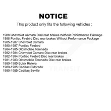 Charger l'image dans la galerie, Front Rear Ceramic Brake Pads Kit For Chevrolet Camaro Pontiac Firebird Cadillac
