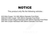Charger l'image dans la galerie, Front Rear Ceramic Brake Pads Kit For Mini Cooper With 280mm Diameter Rotor