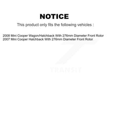 Charger l'image dans la galerie, Front Rear Ceramic Brake Pads Kit For Mini Cooper With 276mm Diameter Rotor