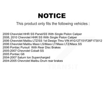 Charger l'image dans la galerie, Front Rear Ceramic Brake Pads Kit For Chevrolet Cobalt Malibu Saturn Ion HHR G6