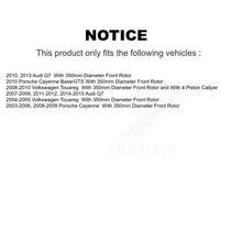 Charger l'image dans la galerie, Front Rear Ceramic Brake Pads Kit For Audi Q7 Porsche Cayenne Volkswagen Touareg