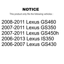 Charger l'image dans la galerie, Front Rear Ceramic Brake Pads Kit For Lexus GS350 IS350 GS430 GS450h GS460