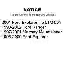 Charger l'image dans la galerie, Front Rear Ceramic Brake Pads Kit For Ford Ranger Explorer Mercury Mountaineer