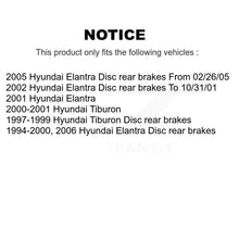 Charger l'image dans la galerie, Front Rear Ceramic Brake Pads Kit For Hyundai Elantra Tiburon