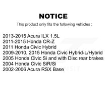 Charger l'image dans la galerie, Front Rear Ceramic Brake Pads Kit For Honda Civic Acura RSX ILX CR-Z