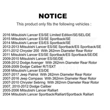 Charger l'image dans la galerie, Front Rear Ceramic Brake Pad Kit For Jeep Patriot Dodge Compass Chrysler Caliber