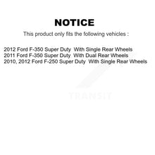 Charger l'image dans la galerie, Front Rear Ceramic Brake Pads Kit For Ford F-250 Super Duty F-350