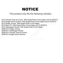 Charger l'image dans la galerie, Front Rear Ceramic Brake Pad Kit For Dodge Grand Caravan Chrysler Town &amp; Country
