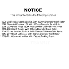 Charger l'image dans la galerie, Front Rear Ceramic Brake Pads Kit For Chevrolet Equinox Malibu GMC Terrain Buick