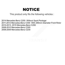 Charger l'image dans la galerie, Front Rear Ceramic Brake Pads Kit For Mercedes-Benz C300 C250 C230