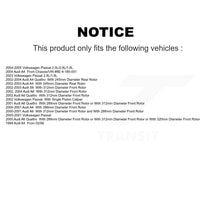 Load image into Gallery viewer, Front Rear Ceramic Brake Pads Kit For Volkswagen Passat Audi A4 Quattro A6 S6