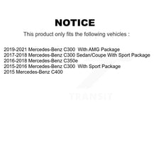Charger l'image dans la galerie, Front Rear Ceramic Brake Pads Kit For Mercedes-Benz C300 C400 C350e