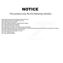 Charger l'image dans la galerie, Front Rear Ceramic Brake Pads Kit For Jeep Grand Cherokee Dodge Durango WK