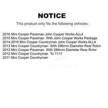 Charger l'image dans la galerie, Front Rear Ceramic Brake Pads Kit For Mini Cooper Countryman Paceman