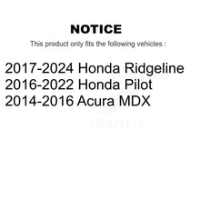 Load image into Gallery viewer, Front Rear Ceramic Brake Pads Kit For Honda Pilot Acura MDX Ridgeline