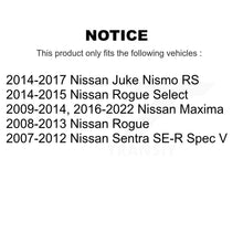 Charger l'image dans la galerie, Front Rear Ceramic Brake Pads Kit For Nissan Rogue Maxima Sentra Select Juke