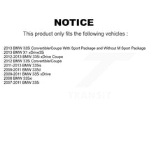 Charger l'image dans la galerie, Front Rear Ceramic Brake Pads Kit For BMW 335i xDrive X1 335d 335xi 335is