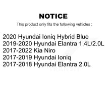 Charger l'image dans la galerie, Front Rear Ceramic Brake Pads Kit For Hyundai Elantra Kia Niro Ioniq