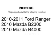 Charger l'image dans la galerie, Front Rear Ceramic Brake Pads Kit For Ford Ranger Mazda B2300 B4000